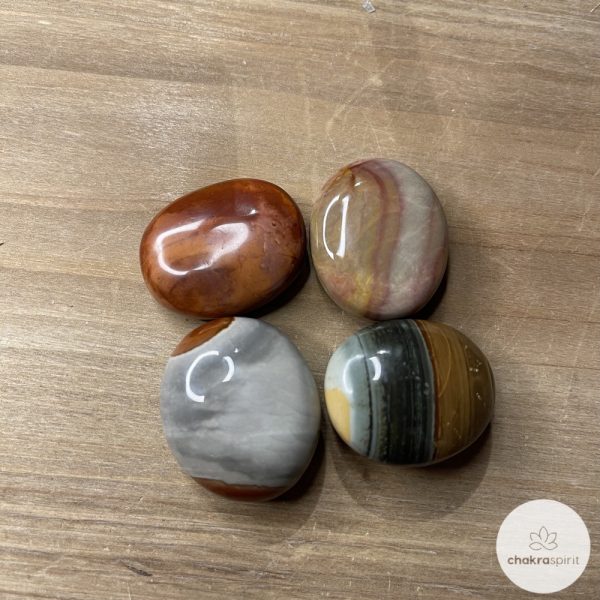 Polychroom Jaspis zaksteen - Madagaskar 18 Polychroom Jaspis zaksteen - Madagaskar