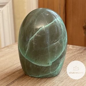 Groene maansteen sculptuur - 479gr