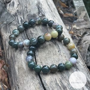 Indian Agaat kralenarmband 10mm