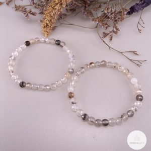 Dendriet Agaat facet armband 6mm