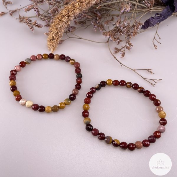 Mookaiet Jaspis facet armband 6 mm