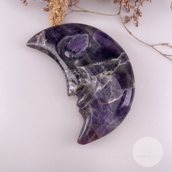 Amethistkwarts/Chevron Amethist maan - 155gr