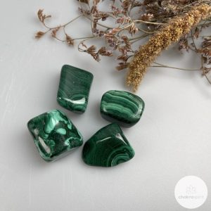 Malachiet trommelsteen - Congo