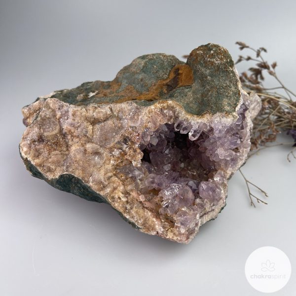 Roze Amethist ruw - Brazilië - 1.925gr