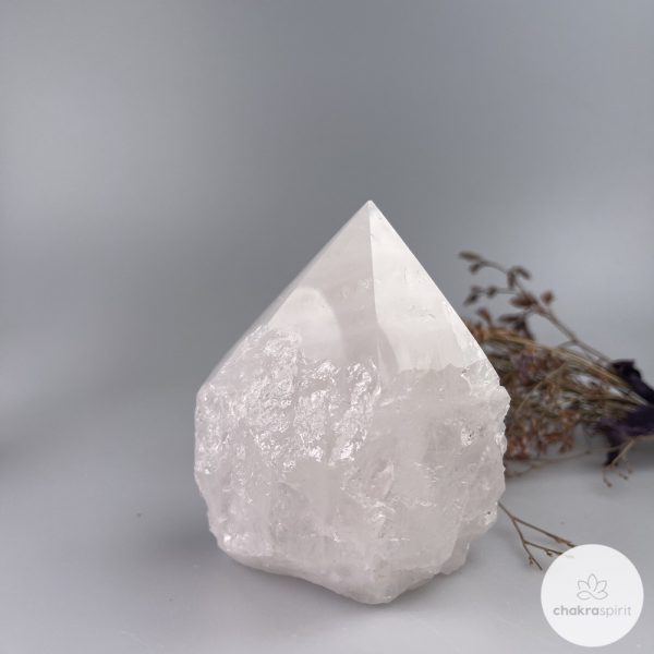 Bergkristal met geslepen punt – Brazilië – 524gr