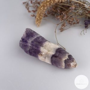 Amethistkwarts/Chevron Amethist punt – Brazilië – 108gr