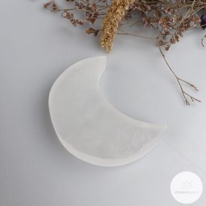 Witte Seleniet maan - Marokko - 85 mm