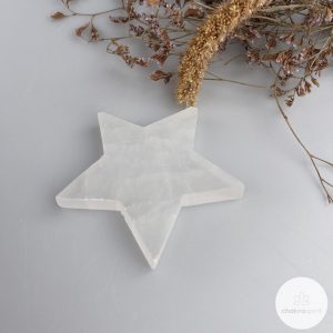 Witte Seleniet ster - Marokko - 70 mm