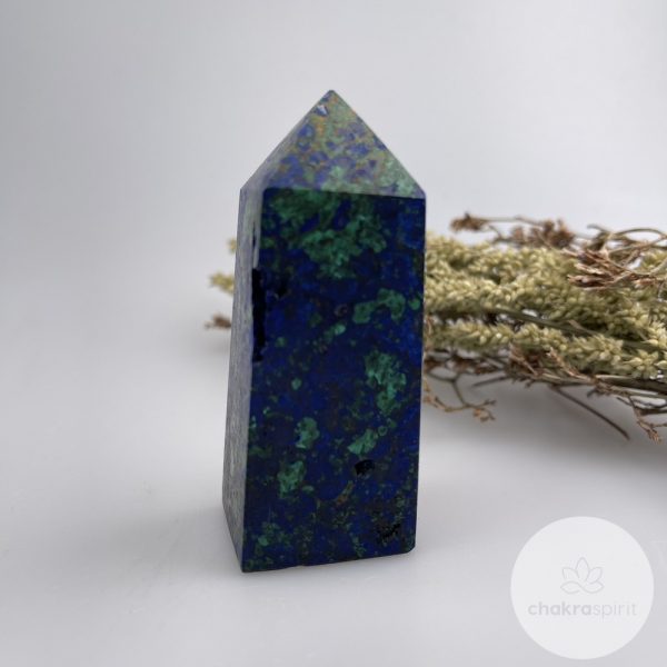 Azuriet en Malachiet punt - 130gr 6 Azuriet en Malachiet punt - 130gr