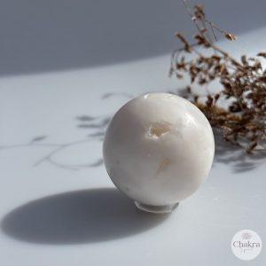 Witte Agaat bol - Indonesië - 176gr