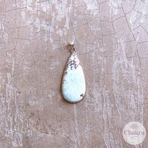 Larimar hanger - 925 zilver
