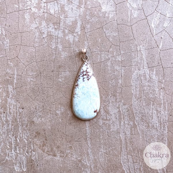 Larimar hanger - 925 zilver