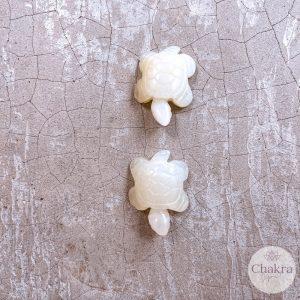 Serpentijn New Jade doorboorde hanger schildpad - China