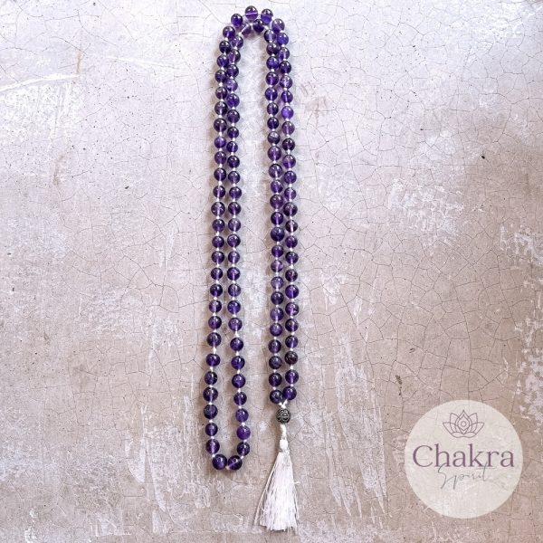 Amethist Mala ketting - 108 kralen - India
