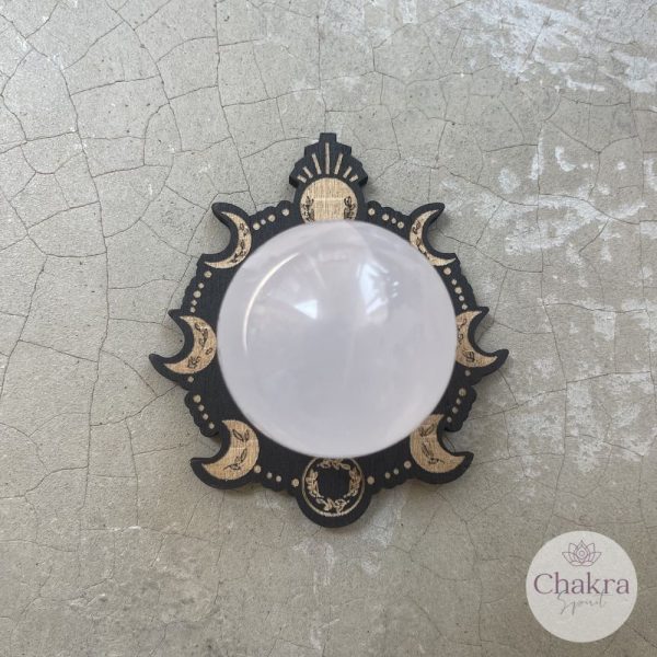 Bolhouder hout maan klein