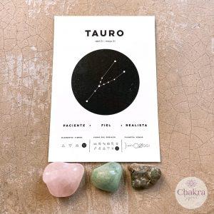 Sterrenbeeld Stier trommelstenen set