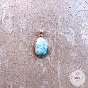 Larimar hanger - 925 zilver