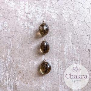 Rookkwarts hanger - 925 zilver