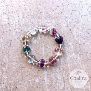 Fluoriet harten armband