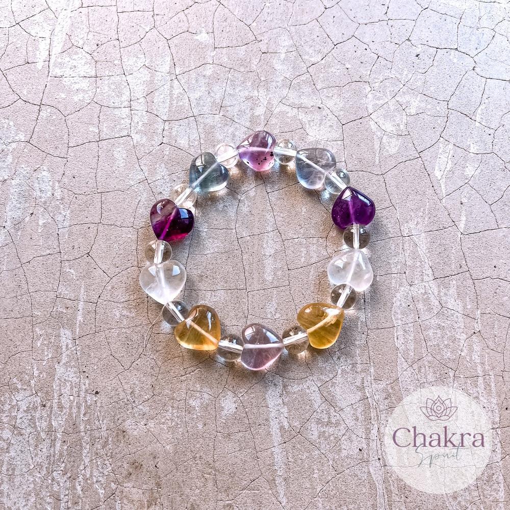 Fluoriet harten armband 2 Fluoriet harten armband