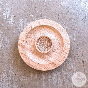 Bolhouder hout maan, ster en zon