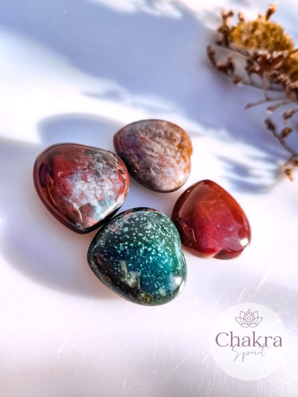 India Agaat hart - 30 mm