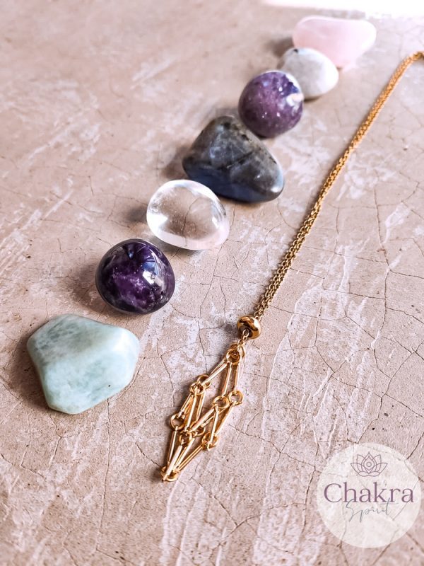 Divine Feminine set & edelsteenhouder ketting goudkleurig 19 Divine Feminine set & edelsteenhouder ketting goudkleurig