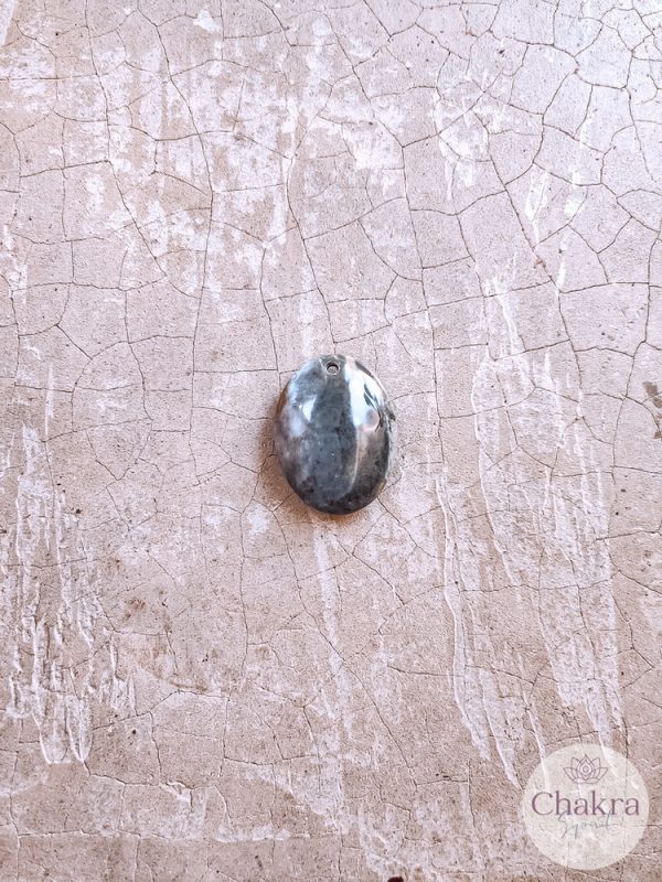 Oceaan Jaspis amulet hanger - Madagaskar