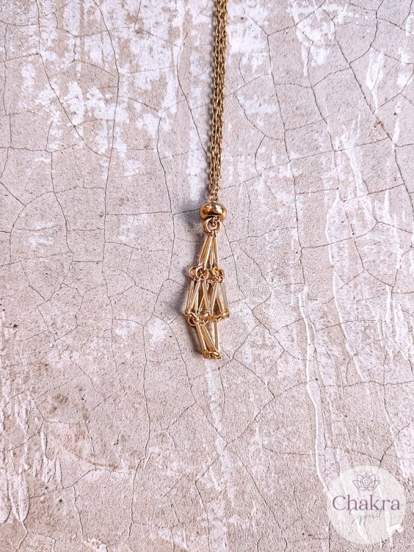 Edelsteenhouder ketting goudkleurig kort (45 cm - 50 cm) 44 Edelsteenhouder ketting goudkleurig kort (45 cm - 50 cm)