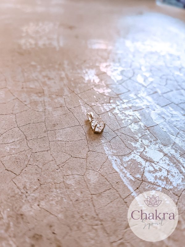 Herkimer diamant hanger - 925 zilver - Herkimer Country