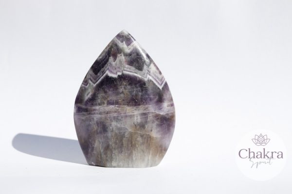 Amethistkwarts/Chevron Amethist sculptuur - 196gr