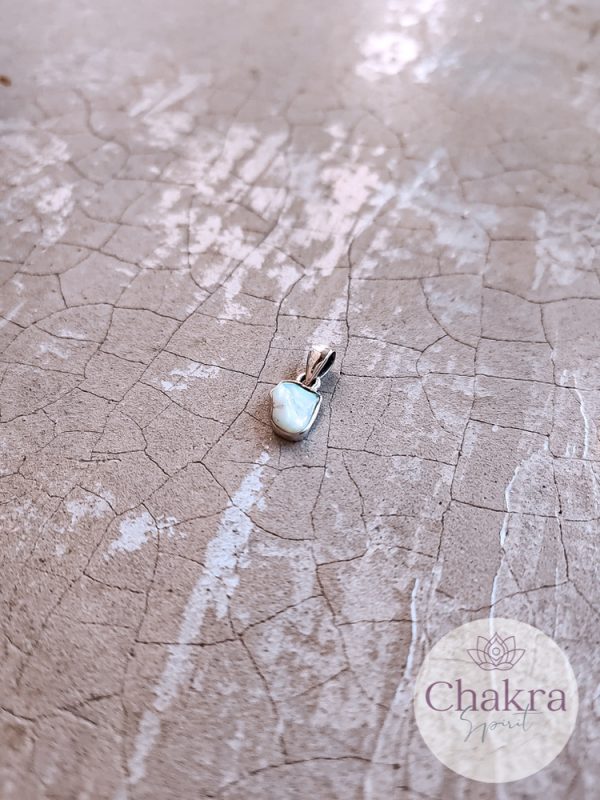 Ethiopische Opaal hanger - 925 zilver