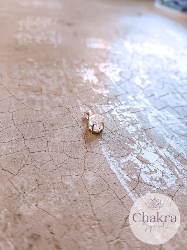 Herkimer diamant hanger - 925 zilver - Herkimer Country