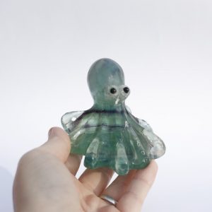 Groene Fluoriet Octopus - 326gr