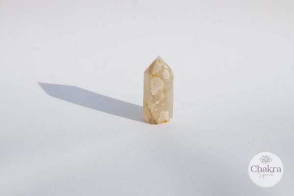 Flower Agaat punt - Madagaskar - 38gr