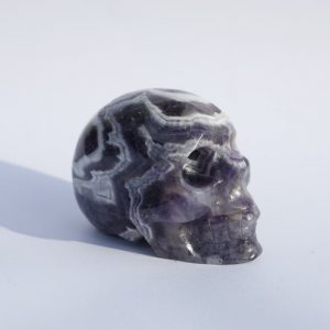 Amethistkwarts/Chevron Amethist schedel - 256gr