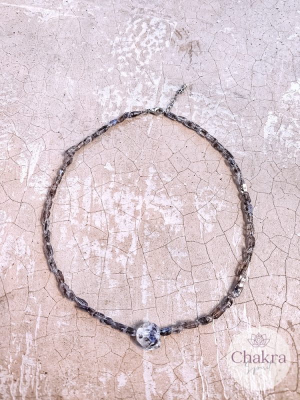 Herkimer diamant ketting (42 cm - 47 cm) 13 Herkimer diamant ketting (42 cm - 47 cm)