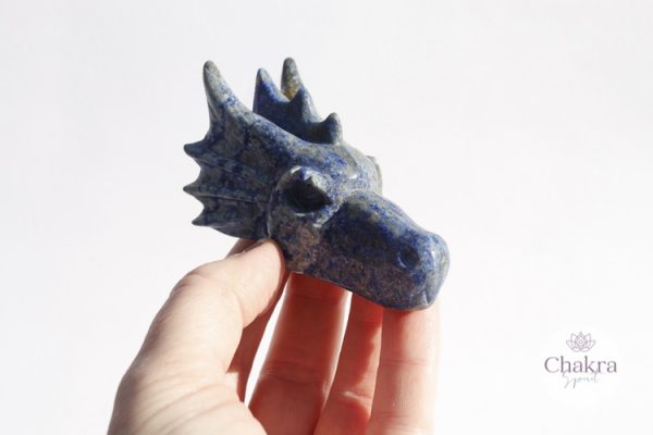 Lapis Lazuli drakenschedel - 142gr