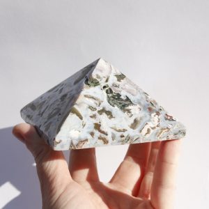 Oceaan Jaspis piramide - Madagaskar - 508gr