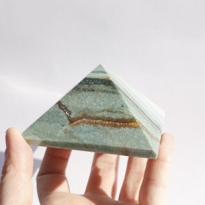 Oceaan Jaspis piramide - Madagaskar - 372gr