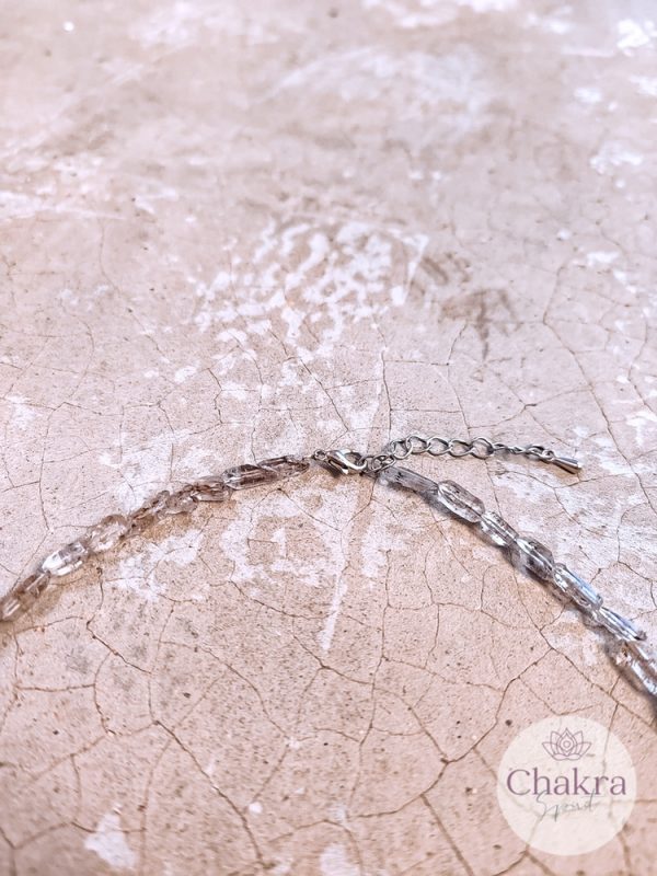 Herkimer diamant ketting (42 cm - 47 cm) 3 Herkimer diamant ketting (42 cm - 47 cm)