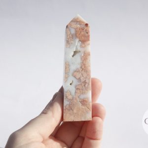 Roze Agaat punt - 114gr