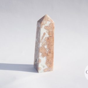 Roze Agaat punt - 124gr