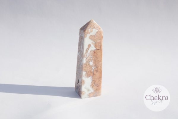 Roze Agaat punt - 124gr