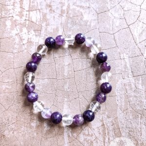 7e chakra kralenarmband 8 mm - Indië