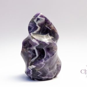 Amethistkwarts/Chevron Amethist vlam - 486gr