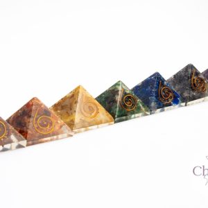 Orgoniet 7 Chakras piramiden set