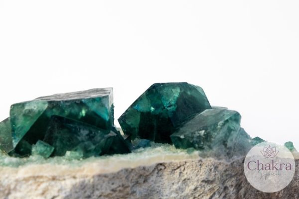 Groene Fluoriet op matrix - 776gr 53 Groene Fluoriet op matrix - 776gr