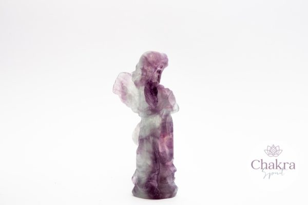 Regenboog Fluoriet engel - 80 mm 43 Regenboog Fluoriet engel - 80 mm