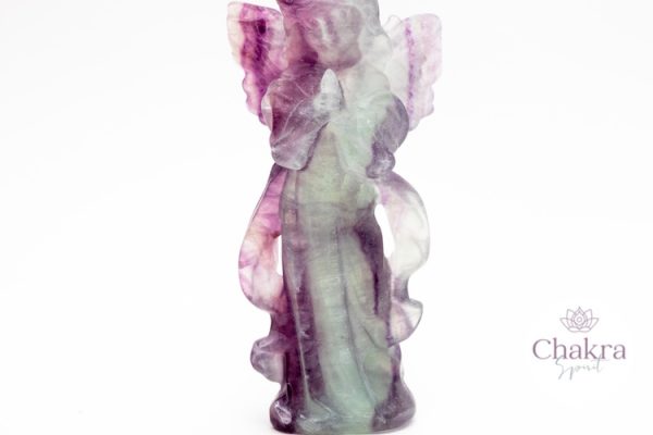 Regenboog Fluoriet engel - 80 mm 47 Regenboog Fluoriet engel - 80 mm